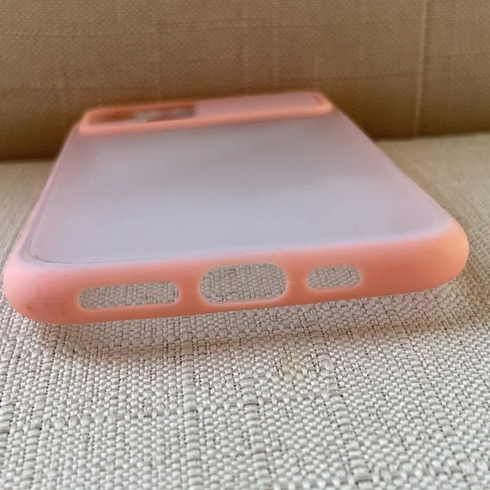 Phone Case Back Fitted Case for iPhone 11 Pro Pink Case Cover with Camera Cover